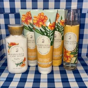 Bath and body works bundle- Marigold & Cane Sugar